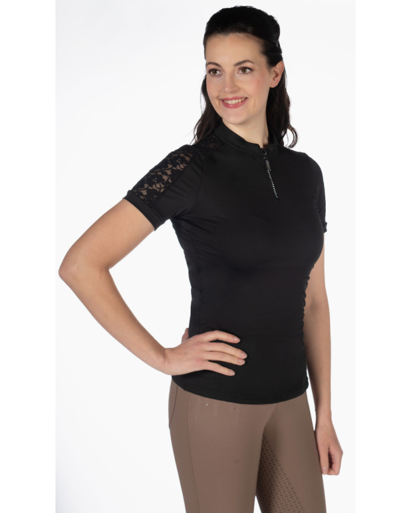 HKM Shirt met korte mouwen Nelly, Zwart