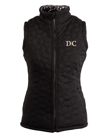 HH Reversible Bodywarmer Denici Cavalli Stardust, Zwart