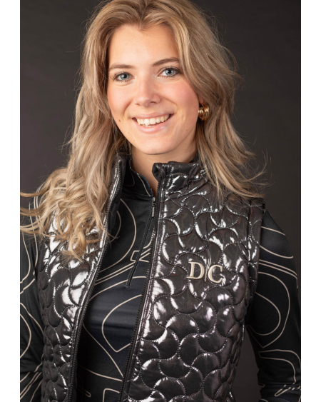 HH Reversible Bodywarmer Denici Cavalli Stardust, Zwart