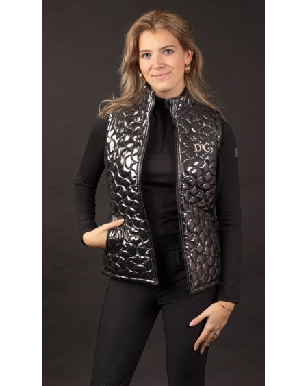 HH Reversible Bodywarmer Denici Cavalli Stardust, Zwart