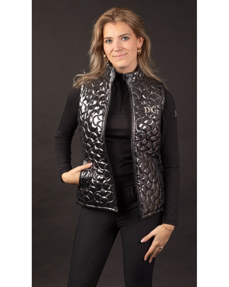HH Reversible Bodywarmer Denici Cavalli Stardust, Zwart