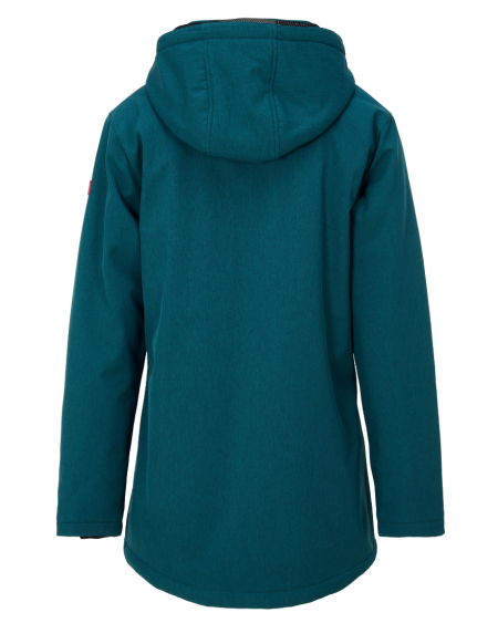 Nordberg Olla 3/4 Padded Softshell Jas, Lagoon Melange