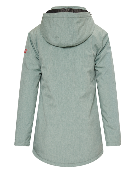 Nordberg Olla 3/4 Padded Softshell Jas, Herbal Green Melange